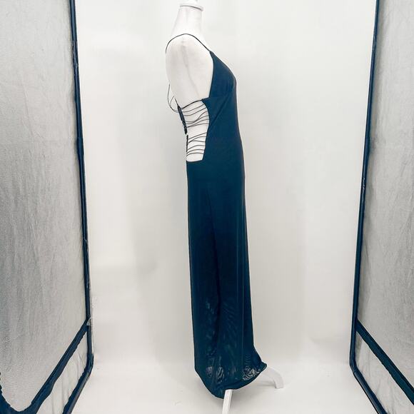 I.AM.GIA Ellery Dress Black Butterfly Long Large New with Tags - Picture 6 of 12